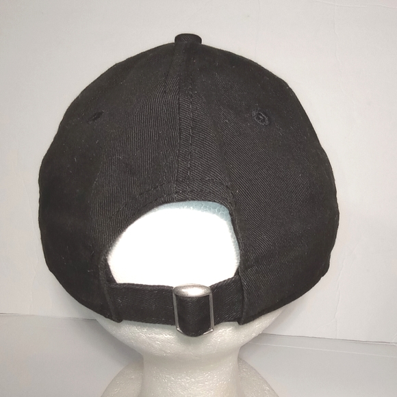 Cincinnati Reds C Logo Black Adjustable Strap Back Unisex MLB Baseball NCAA Hat - Picture 8 of 11